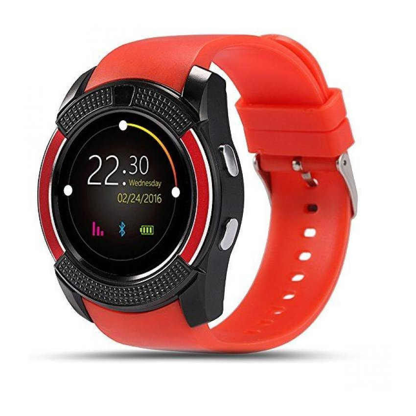 Foto 3 pulgar | Teléfono Smartwatch V8 Con Cámara Bluetooth Sim Micro S, Negro Y Plateado - Venta Internacional.