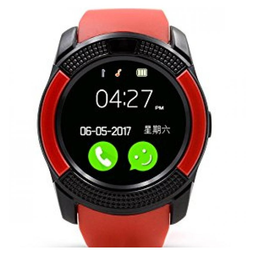 Foto 4 pulgar | Teléfono Smartwatch V8 Con Cámara Bluetooth Sim Micro S, Negro Y Plateado - Venta Internacional.