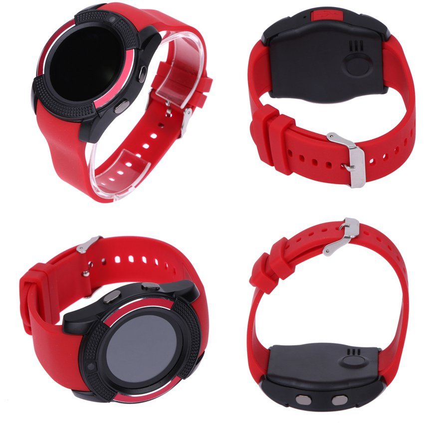 Foto 4 | Teléfono Smartwatch V8 Con Cámara Bluetooth Sim Micro S, Negro Y Plateado - Venta Internacional.