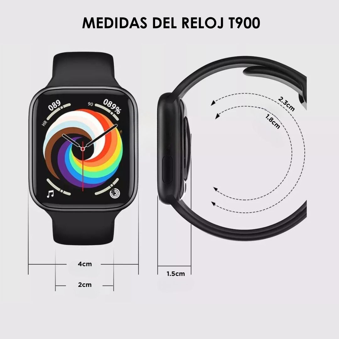 Foto 4 pulgar | Reloj Inteligente T900 Pro Max Smart Watch Bluetooth