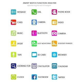 Foto 4 | Reloj Inteligente Smartwatch Bluetooth Con Cámara Sms Mp3 - Venta Internacional.