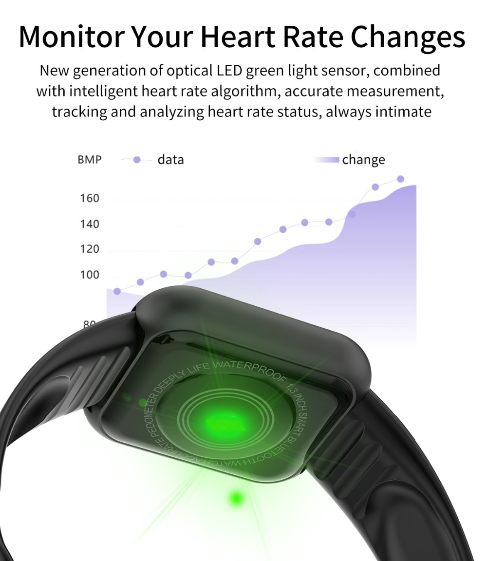 Foto 3 pulgar | Monitor De Frecuencia Cardíaca Smart Watch Para Hombres Y Mujeres - Venta Internacional.