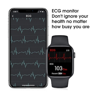 Foto 4 | Monitor De Frecuencia Cardíaca, Ecg, Temperatura, Bluetooth, Reloj Inteligente - Venta Internacional.