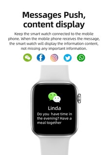 Foto 3 | Reloj Inteligente Con Pantalla Táctil Completa Bluetooth Para Ios Y Android - Venta Internacional.