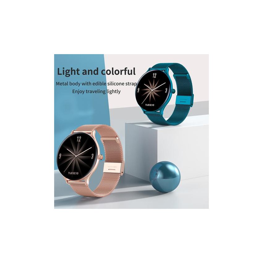 Foto 3 pulgar | Reloj Inteligente Fashion Para Mujer, Monitor De Frecuencia Cardíaca Y Sueño - Venta Internacional.
