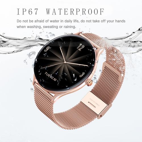 Foto 3 | Reloj Inteligente Fashion Para Mujer, Monitor De Frecuencia Cardíaca Y Sueño - Venta Internacional.