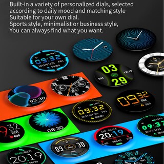 Foto 2 | Reloj Rastreador De Actividad Física Smartwatch Negro - Venta Internacional.