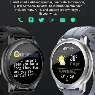 Foto 4 | Reloj Rastreador De Actividad Física Smartwatch Negro - Venta Internacional.