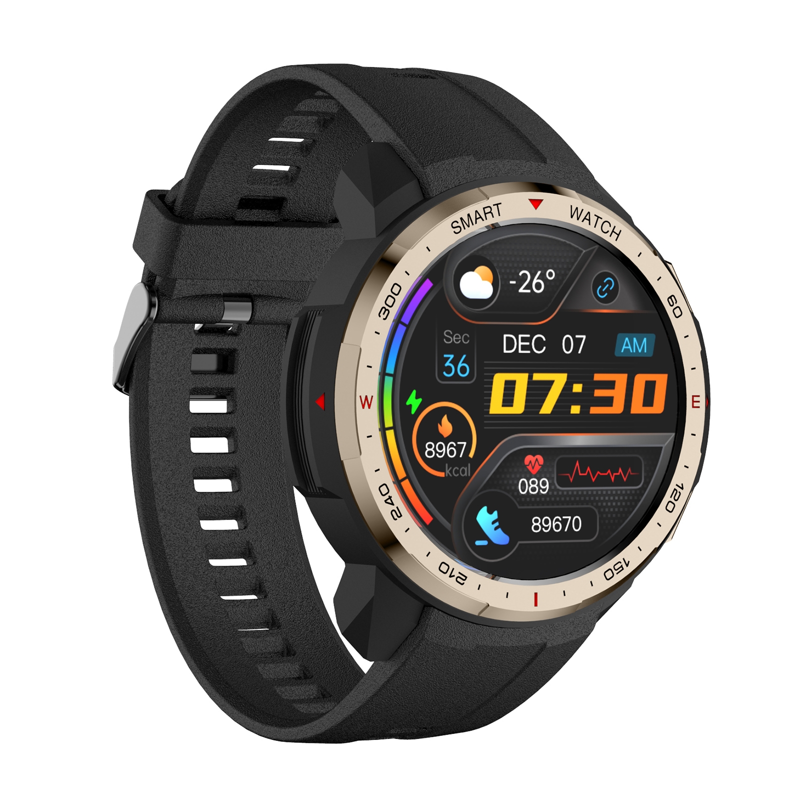 Foto 1 | Reloj Inteligente Mt12 Con Pantalla De 1,28 Pulgadas, 8 Gb De Memoria, Bluetooth C - Venta Internacional.
