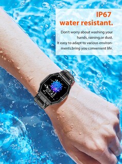 Foto 2 | Pulsera Bluetooth Smartwatch Sw-s9mb Para Llamadas Y Ejercicios Ip67 - Venta Internacional.