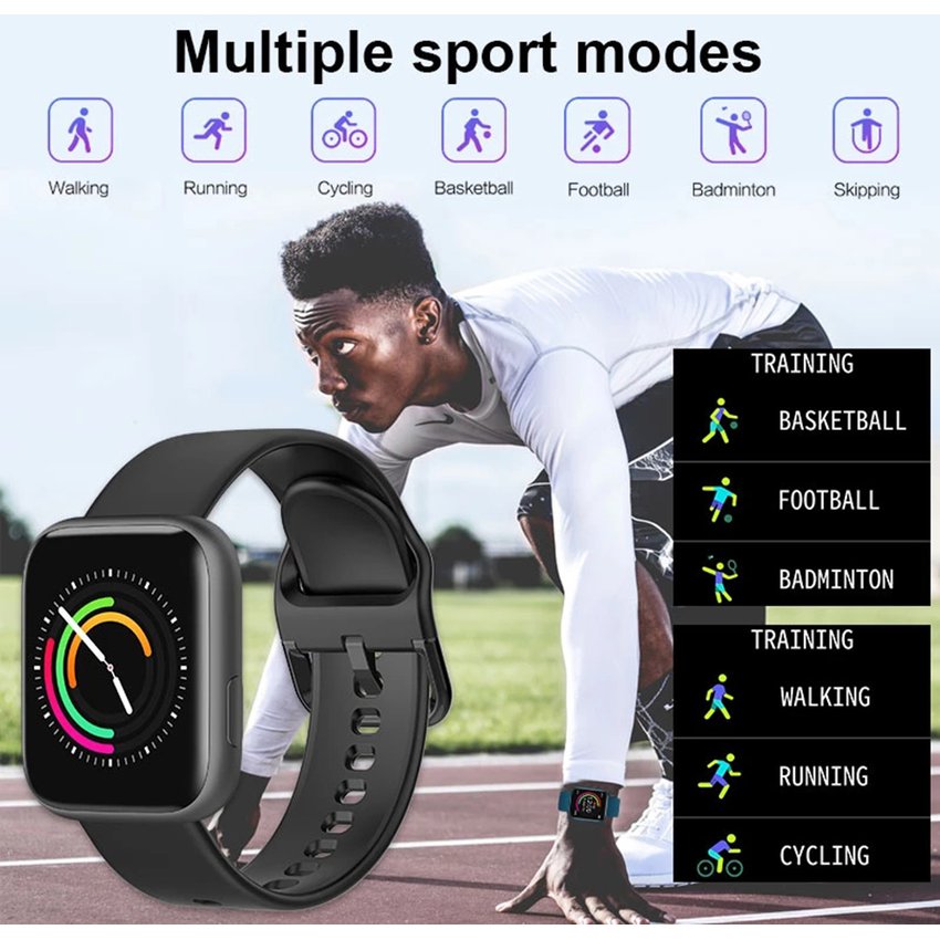 Reloj Inteligente Con Rastreador De Actividad Física, Azul - Venta Internacional.