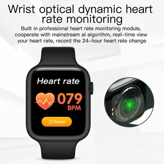 Foto 2 | Monitor De Temperatura Corporal Para Llamadas Bluetooth Smartwatch Ip67 - Venta Internacional.