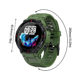 Foto 3 | Smartwatch K22 Army Green Con Pantalla Ips De 1,28 Pulgadas Y 400 Mah - Venta Internacional.