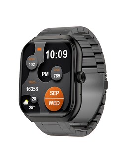 Foto 2 | Smartwatch STF Kronos Iron Negro con Pantalla Amoled 2.1'' y Correa Metálica