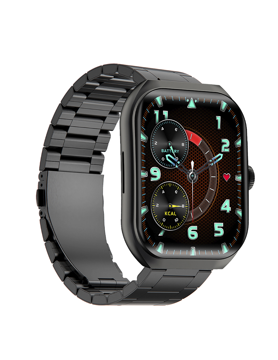 Foto 4 pulgar | Smartwatch STF Kronos Iron Negro con Pantalla Amoled  2.1'' y Correa Metálica