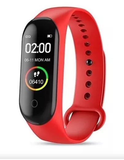 Foto 2 pulgar | Reloj Smart Watch M6 color Rojo