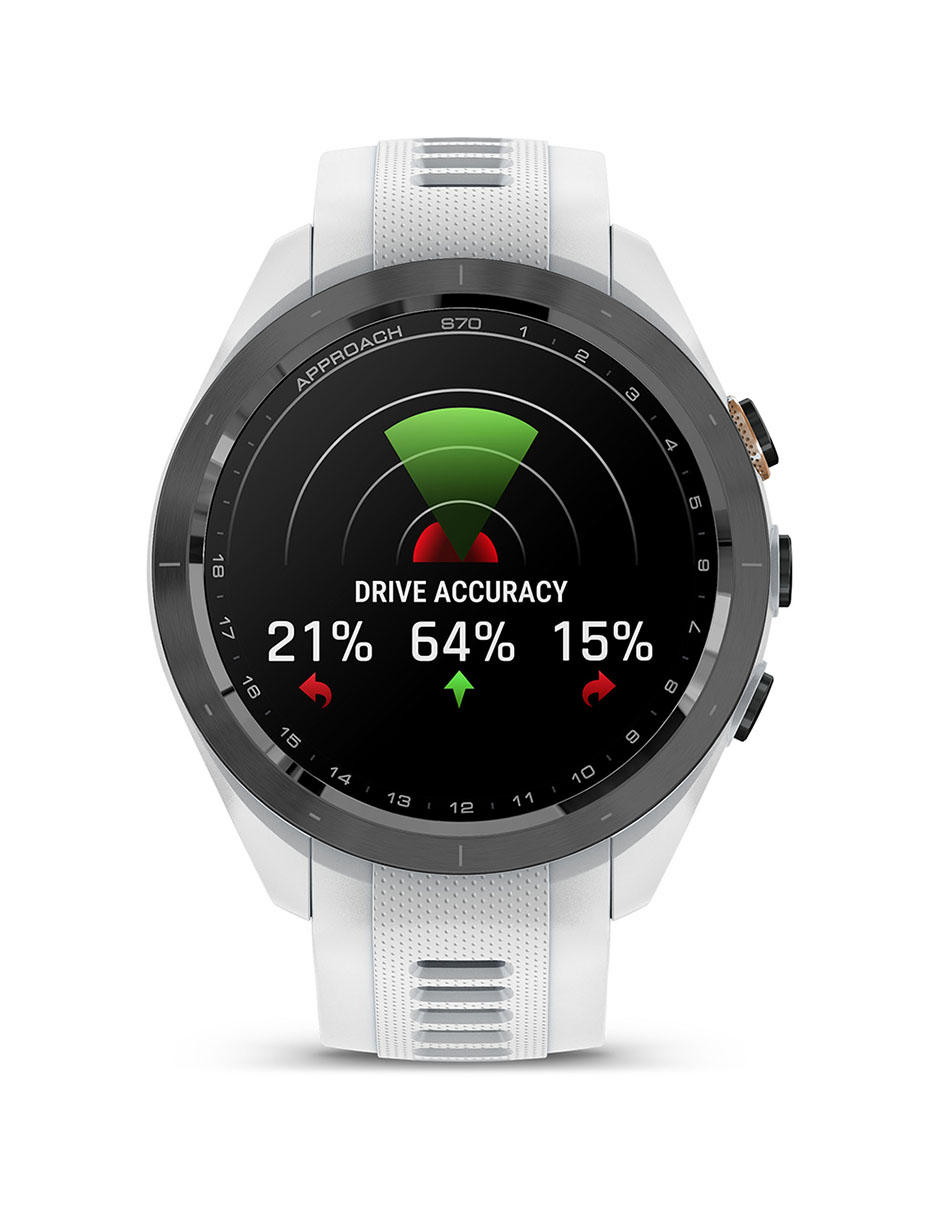 Foto 4 pulgar | Smartwatch Garmin Approach S70 Blanco 42mm