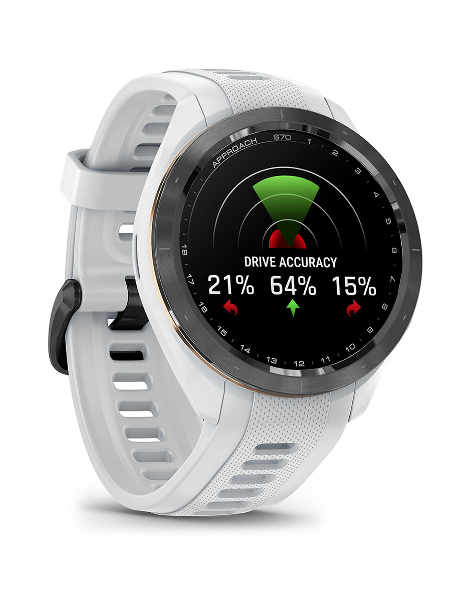 Foto 5 pulgar | Smartwatch Garmin Approach S70 Blanco 42mm