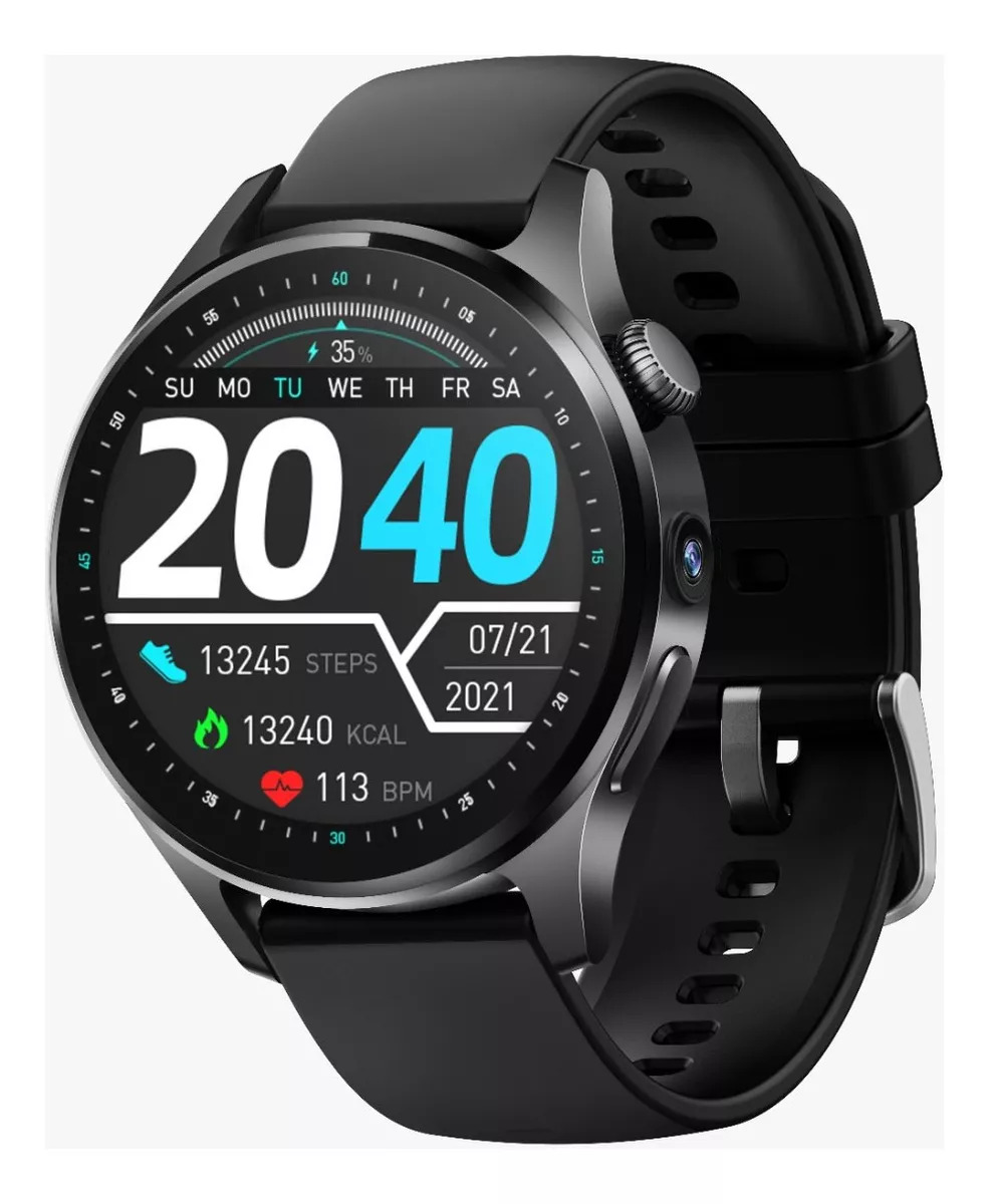 Foto 2 pulgar | Smartwatch Fralugio Negro Android 8.1 X300 Pro Wifi GPS 4G