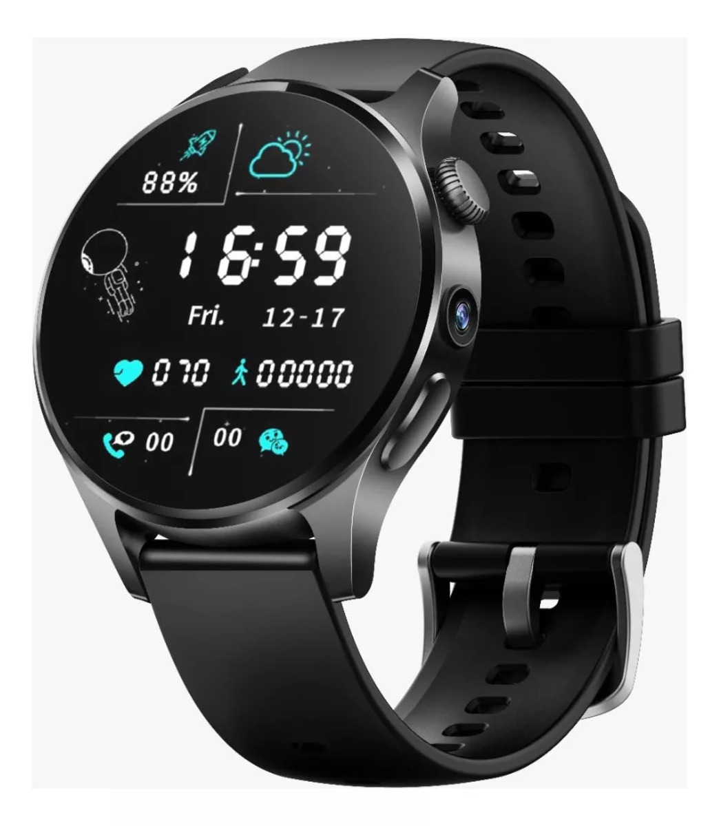 Foto 3 pulgar | Smartwatch Fralugio Negro Android 8.1 X300 Pro Wifi GPS 4G