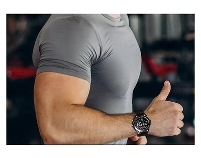 Foto 4 | Reloj Inteligente con Audífonos Bluetooth Rastreador Fitness