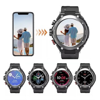 Foto 5 | Reloj Inteligente con Audífonos Bluetooth Rastreador Fitness