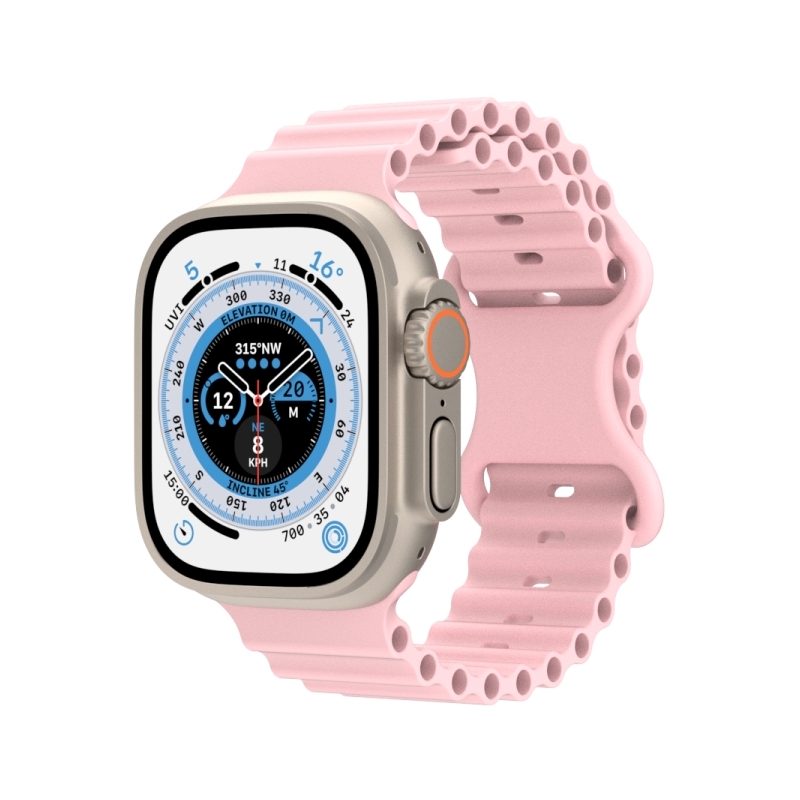 Foto 2 pulgar | Smartwatch T800 Ultra 1.99 Hd Serie 8 Rosa 2024 - Genérico - Venta Internacional.