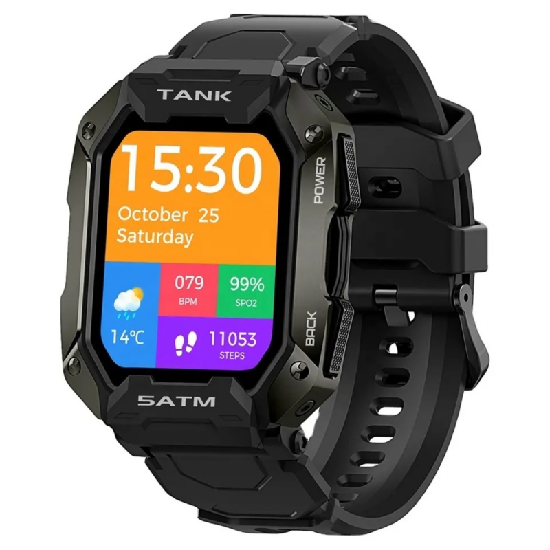Foto 2 pulgar | Reloj Inteligente Kospet Tank Outdoor Bluetooth 5.0 5atm Resistente Al Agua - Venta Internacional.