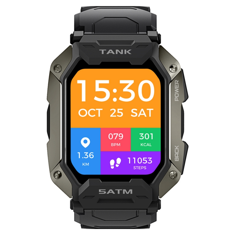 Foto 4 pulgar | Reloj Inteligente Kospet Tank Outdoor Bluetooth 5.0 5atm Resistente Al Agua - Venta Internacional.