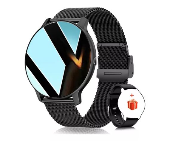 Foto 2 pulgar | Reloj Inteligente Wünd Negro Resistente al Agua Bluetooth