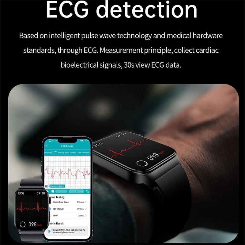 Foto 4 pulgar | Monitor De Glucosa En Sangre Smartwatch Unisex Con Pantalla De 65 G Y 1,92 Pulgadas - Venta Internacional.