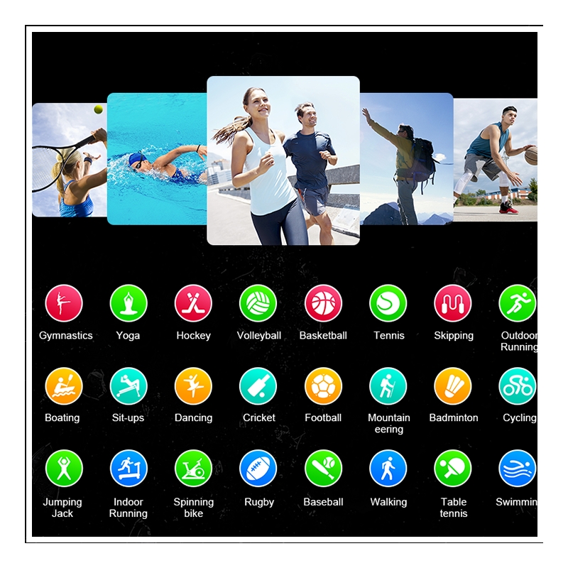 Foto 6 pulgar | Smartwatch Fitness 24 Modos Bluetooth S37 Con Monitor De Frecuencia Cardíaca - Venta Internacional.