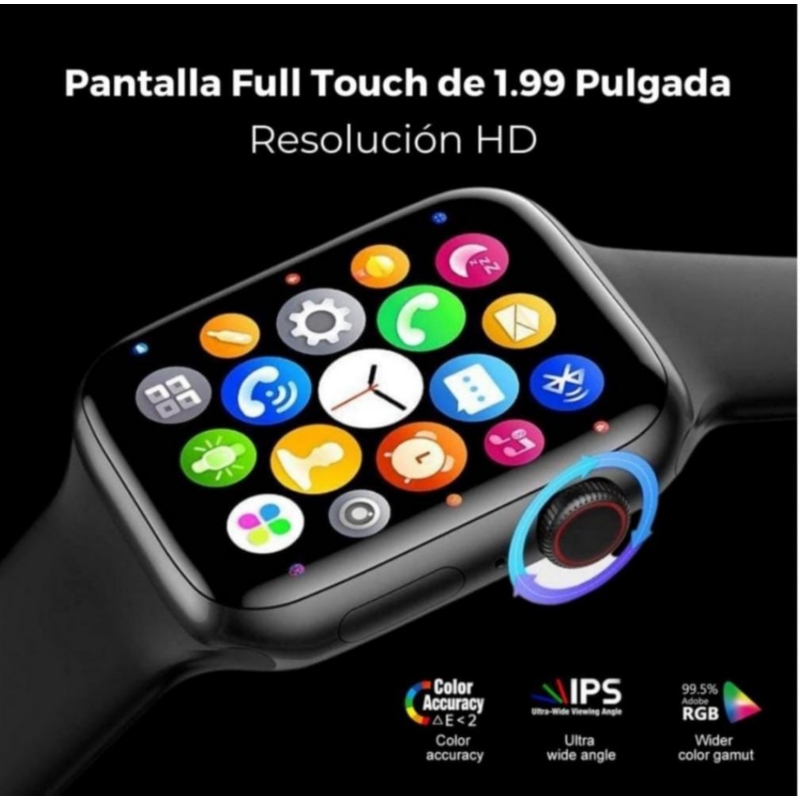 Foto 3 pulgar | Smartwatch 8 Lm32 Pro Big Black Con Pantalla De 1,99 Pulgadas - Venta Internacional.