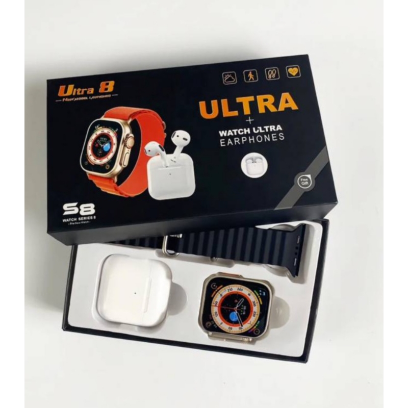 Foto 6 pulgar | Reloj Smartwatch Ultra Series 8 2023 Con Cargador Inalámbrico - Venta Internacional.