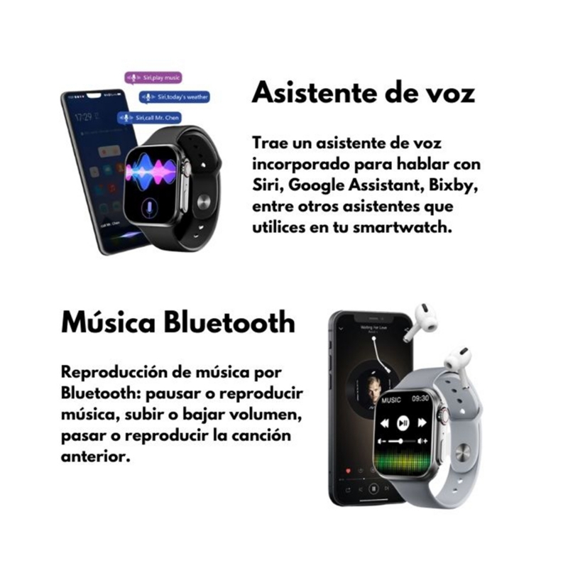 Foto 5 pulgar | Reloj Inteligente Hw8 Max 49 Mm Compatible Con Ios Y  - Venta Internacional.