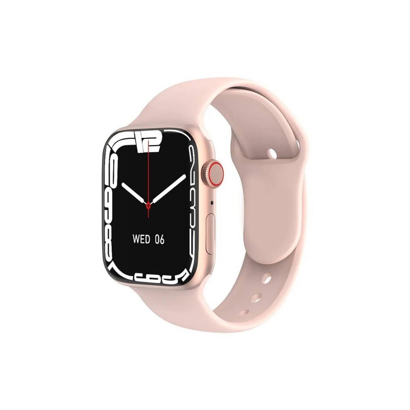 Foto 2 pulgar | Smartwatch W07 Con Pantalla De 1.9 Pulgadas Y Carga Inalámbrica, Color Rosa - Venta Internacional.