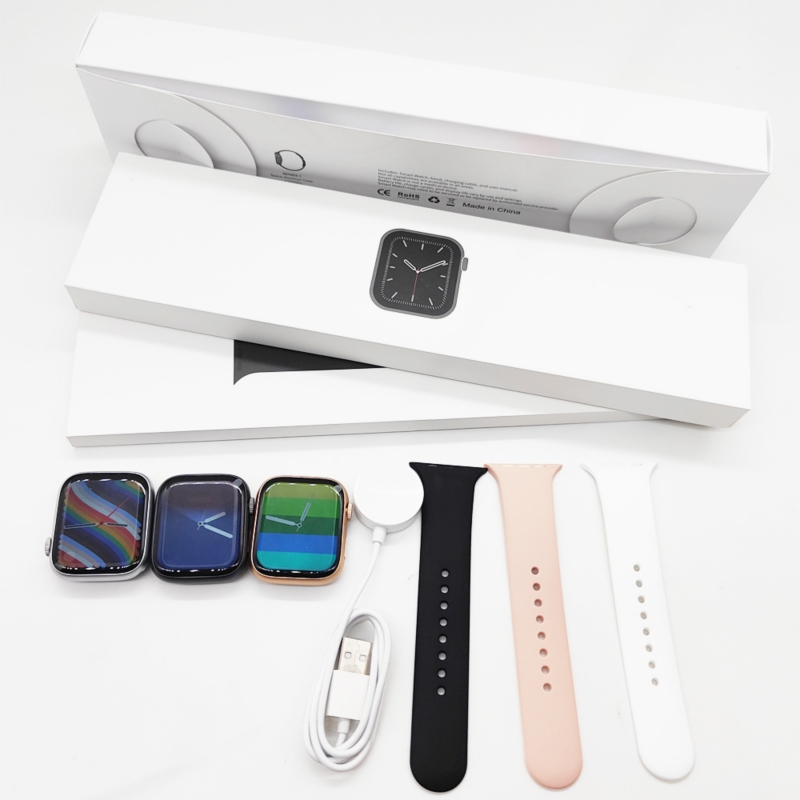 Foto 4 pulgar | Smartwatch W07 Con Pantalla De 1.9 Pulgadas Y Carga Inalámbrica, Color Rosa - Venta Internacional.