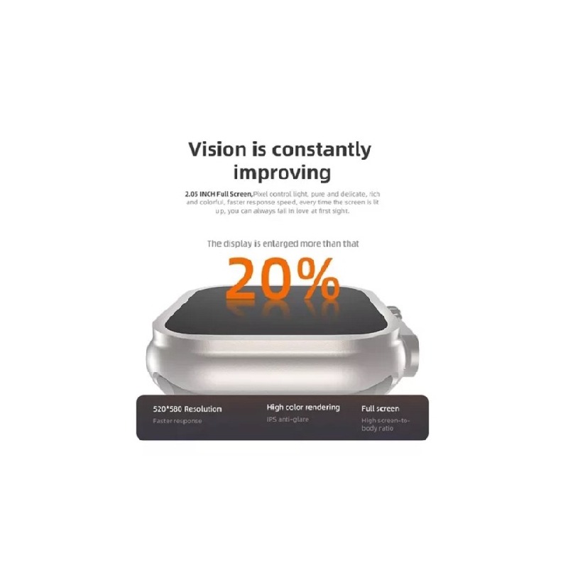 Foto 5 pulgar | Smartwatch S9 Ultra 49 Mm Heart Health Negro - Venta Internacional.