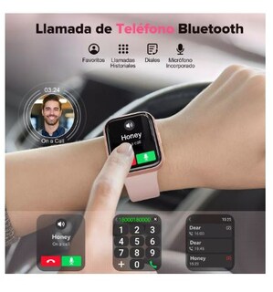 Foto 2 | Reloj Inteligente Wünd Rosa Pantalla de 1.7''