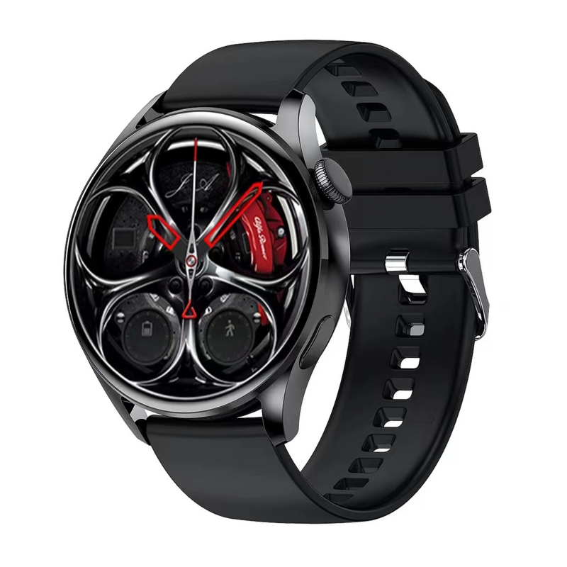 Foto 2 pulgar | Reloj Inteligente Smartwatch Qs9 Redondo Negro - Venta Internacional.