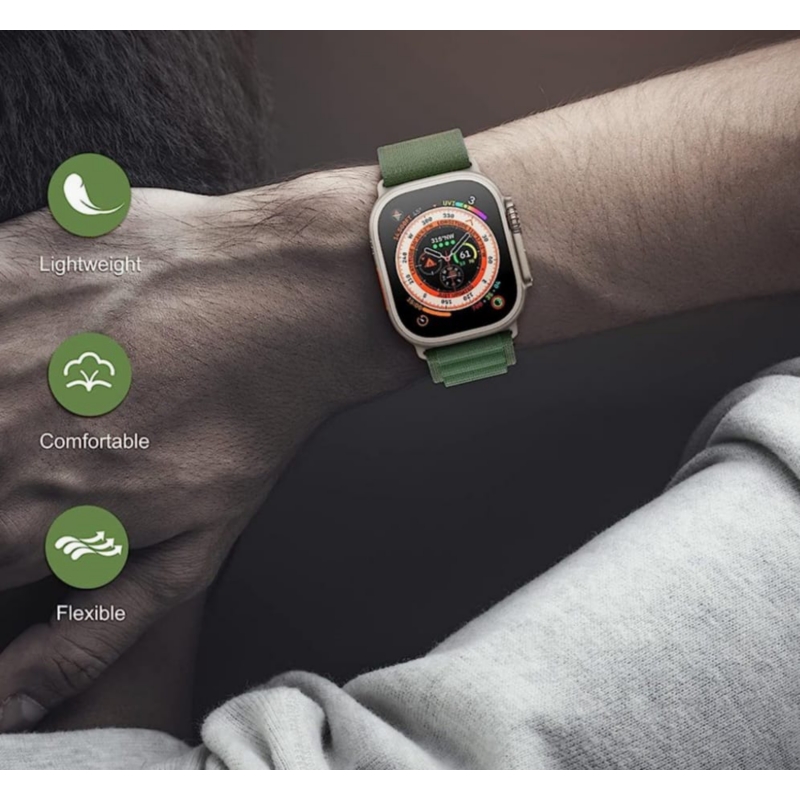 Foto 6 | Smartwatch S8ultra 49 Mm Gps De Titanio Verde Alpino Con Nfc - Venta Internacional.