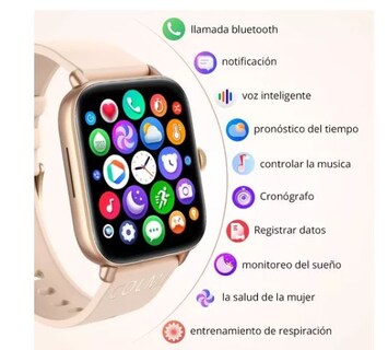 Foto 4 | Reloj Inteligente Wünd Rosa con Alerta de Notificaciones