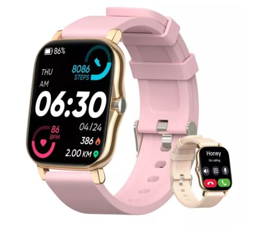 Reloj Inteligente Wünd Rosa con Alerta de Notificaciones