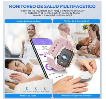 Foto 2 | Reloj Inteligente Wünd Rosa con Alerta de Notificaciones
