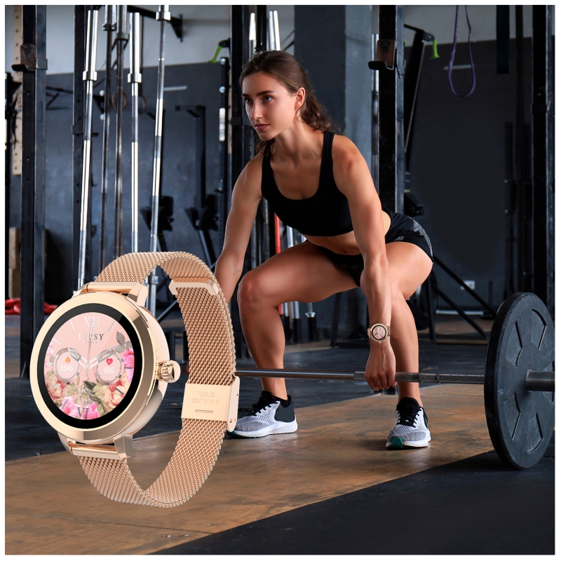 Foto 3 | Smartwatch Sb1155h Rosé Tft Con Pantalla Táctil Completa, Color Rosa - Venta Internacional.