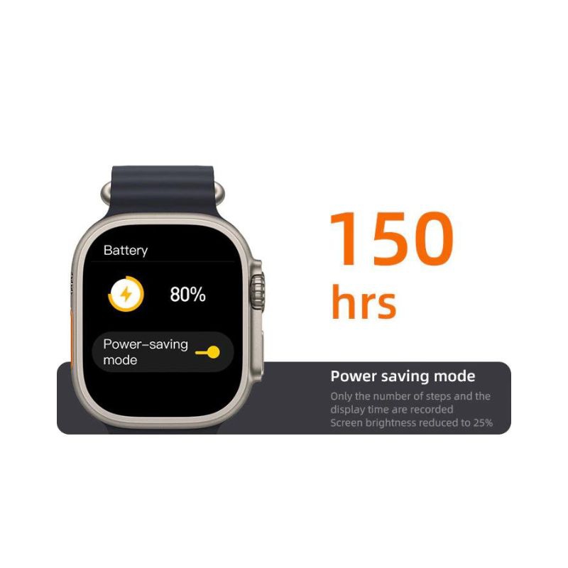 Foto 6 pulgar | Reloj Inteligente Serie Ultra Qs8 8 Para Android Iphone 49 Mm - Venta Internacional.