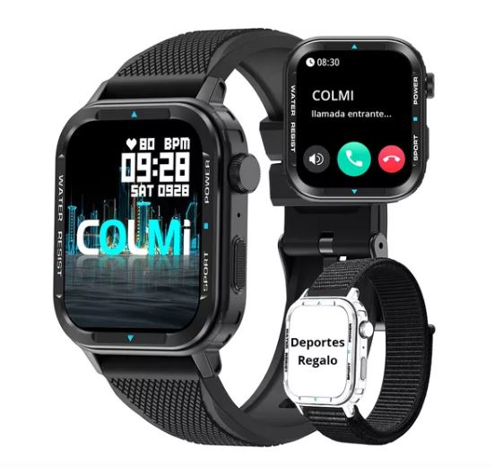 Reloj Inteligente Wünd Negro Pantalla 1.9'' Unisex