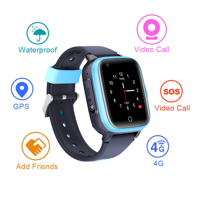 Foto 2 | Reloj Smartwatch Azul con Bluetooth Infantil-Venta Internacional