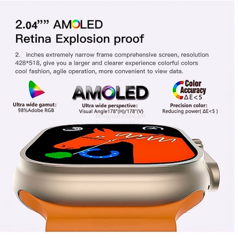 Foto 3 | Reloj Inteligente Hello Watch3 Ultra Amoled de 49 mm con Llamadas y Notificaciones - Venta Internacional