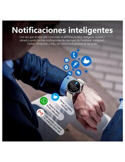 Foto 6 | Reloj Inteligente Petukita Box Llamadas Bluetooth Alexa 06h Blanco